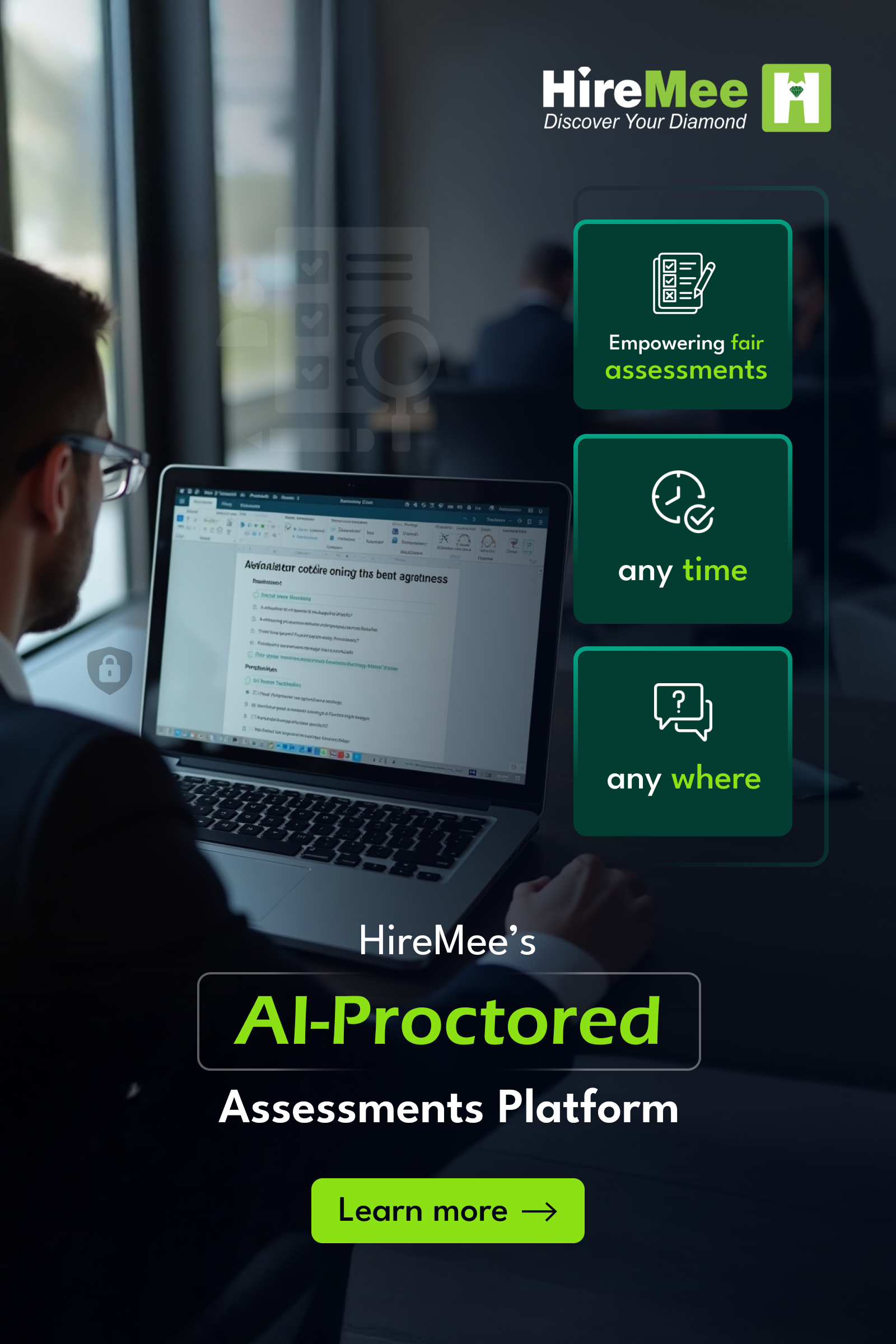 Ai Proctored assessment Hiremee